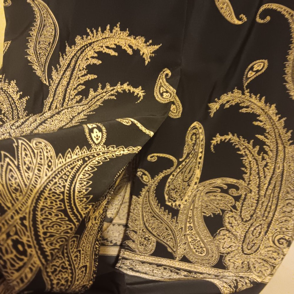 Black Patterned Dress - Picture 4 of 7